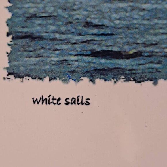 "White Sails" Print White Frame Signed by Artist Scott Griswold - Picture 3 of 7